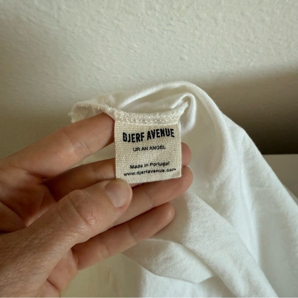 Djerf Avenue White Button Up - Picture 8 of 10